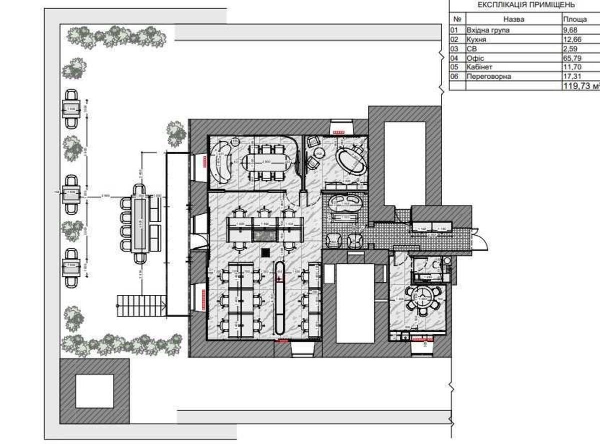 Office vul. Saksagans'kogo 58, 120m26312811