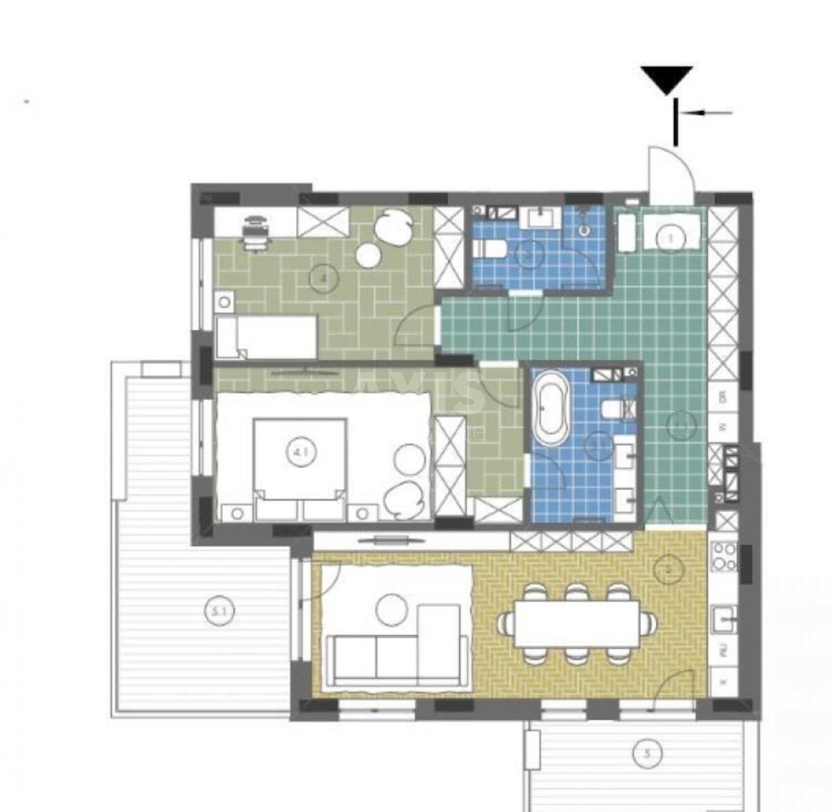 2k apartment pr-t Peremogy 139578619