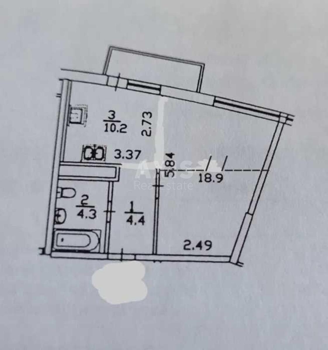 1k apartment pr-t Geroi'v Stalingrada 2Д11