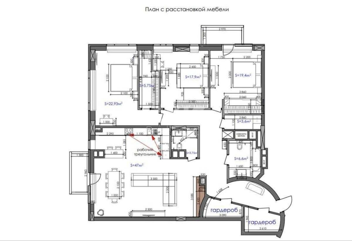 3k apartment vul. Bul'varno-Kudrjavs'ka 21621778