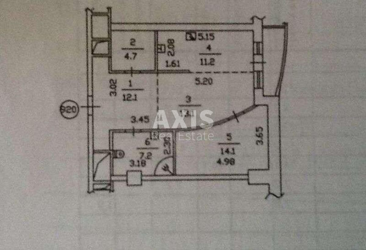 2k apartment vul. Zhyljans'ka 596