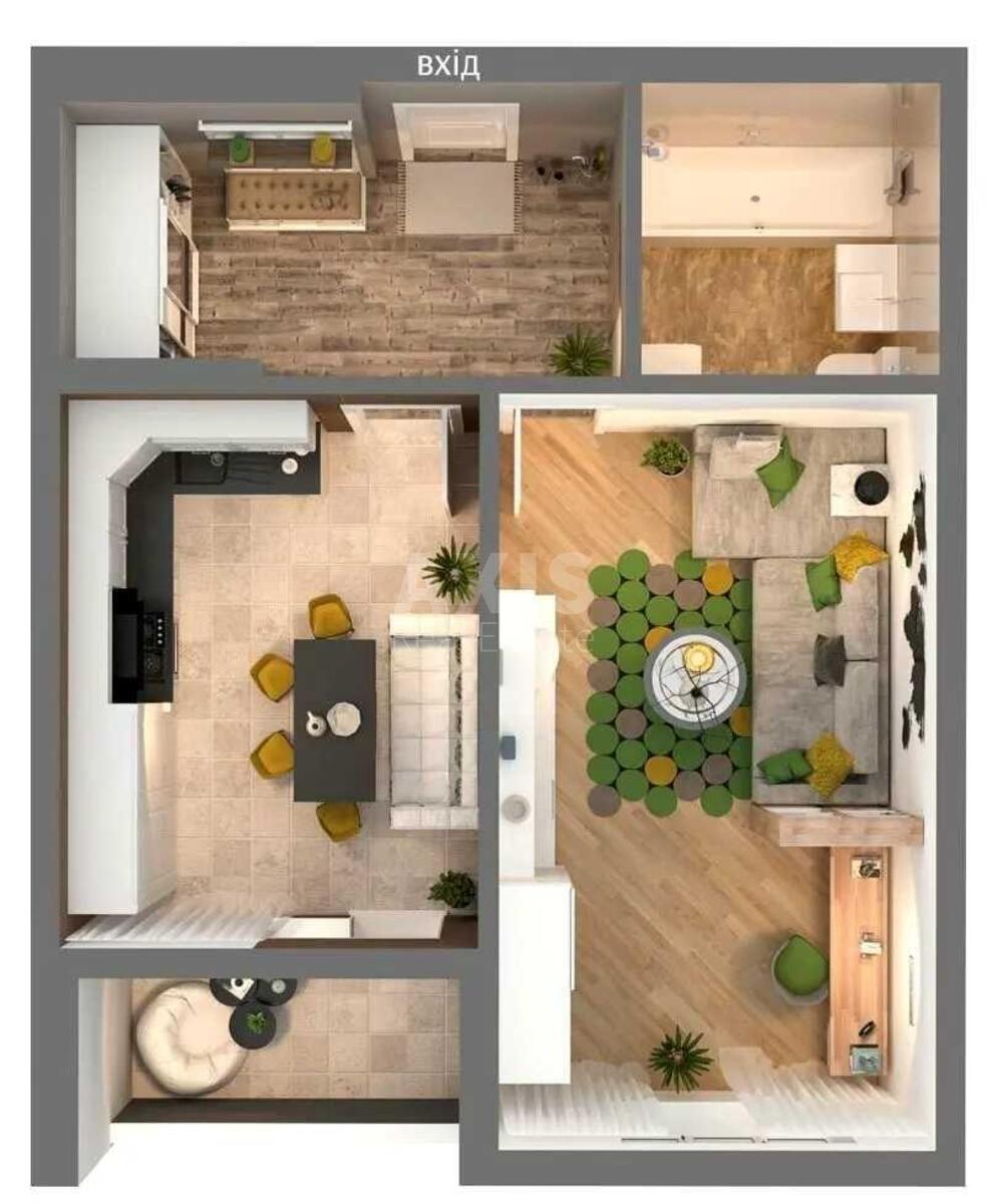1k apartment vul. Luk'janivs'ka 1604252