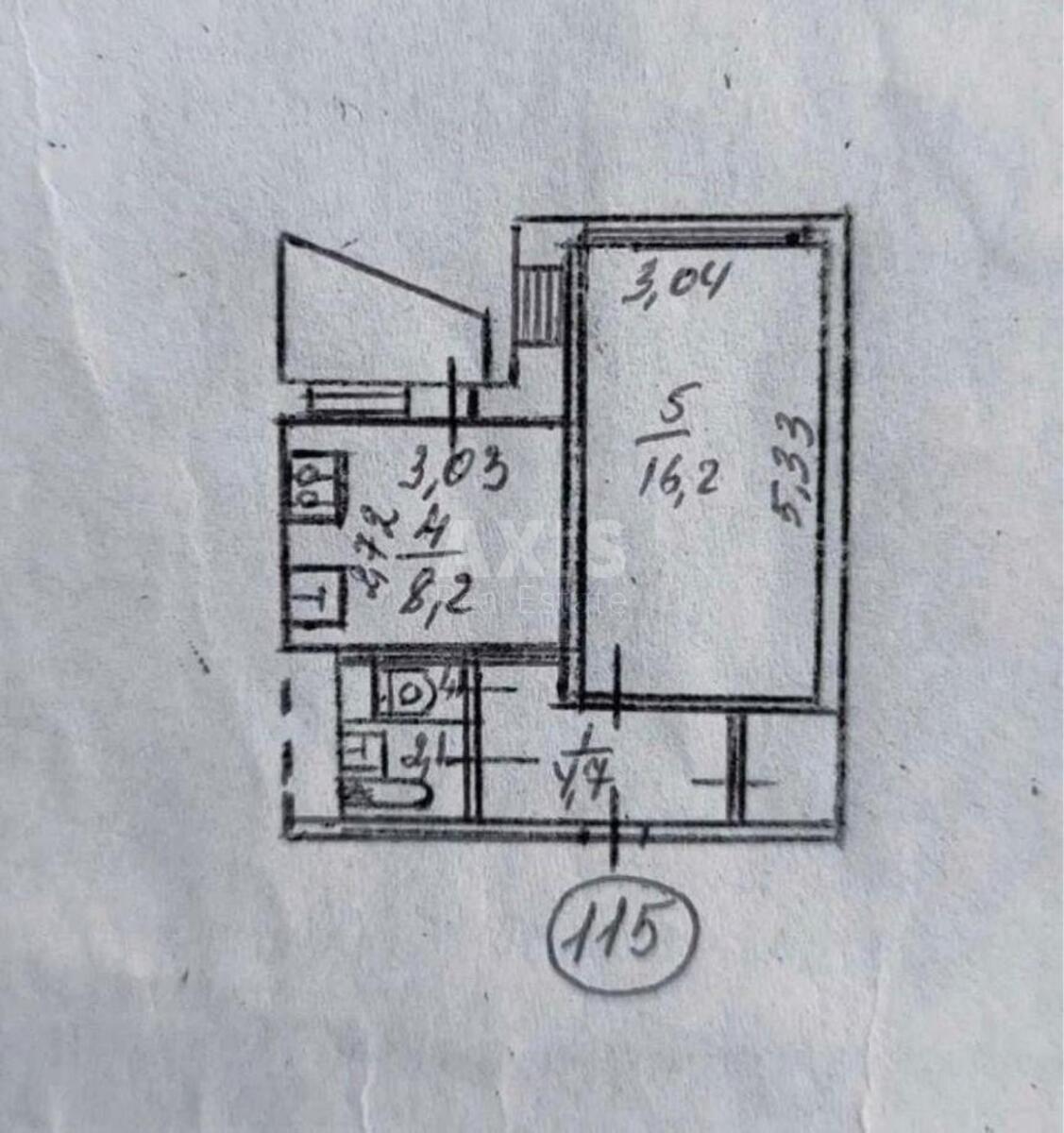 1k apartment vul. Ushakova Mykoly 63