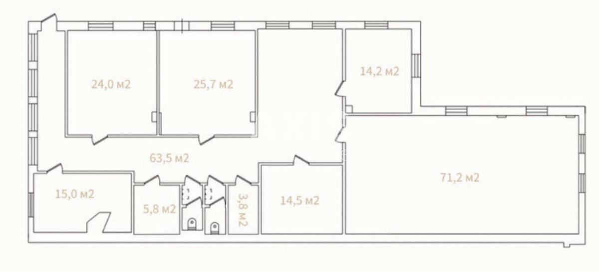 Office vul. Mezhygirs'ka 87А, 250m2438117