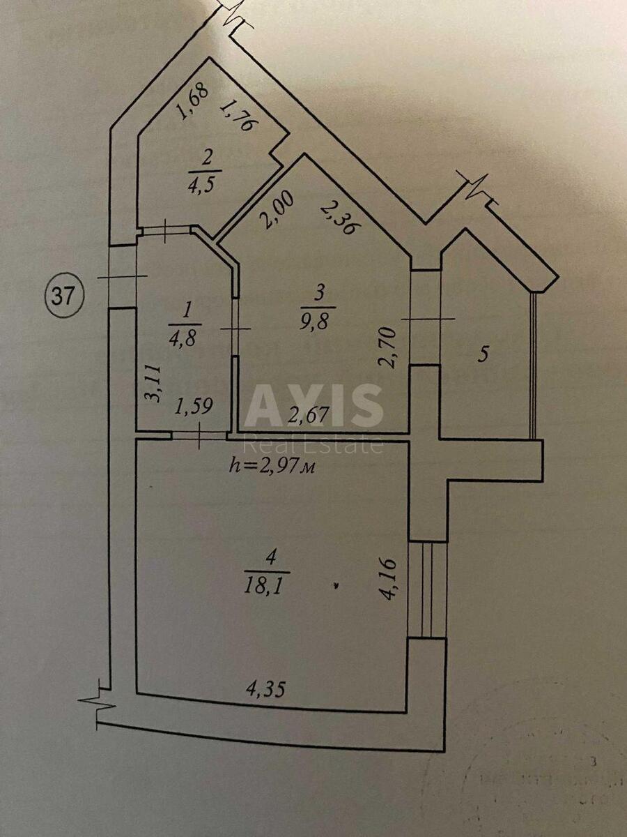 1k apartment vul. Voloshkova 19