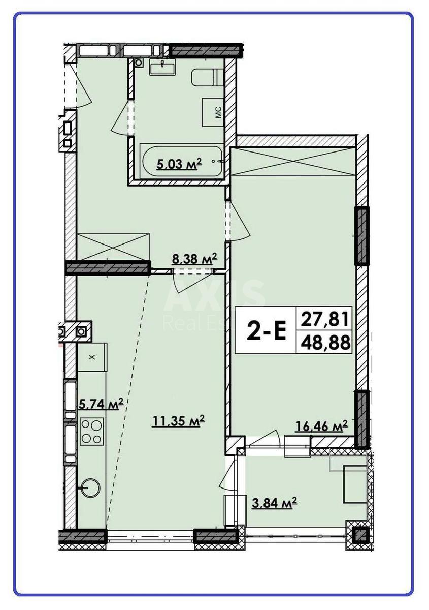 2k apartment vul. Kvitky Cisyk 344