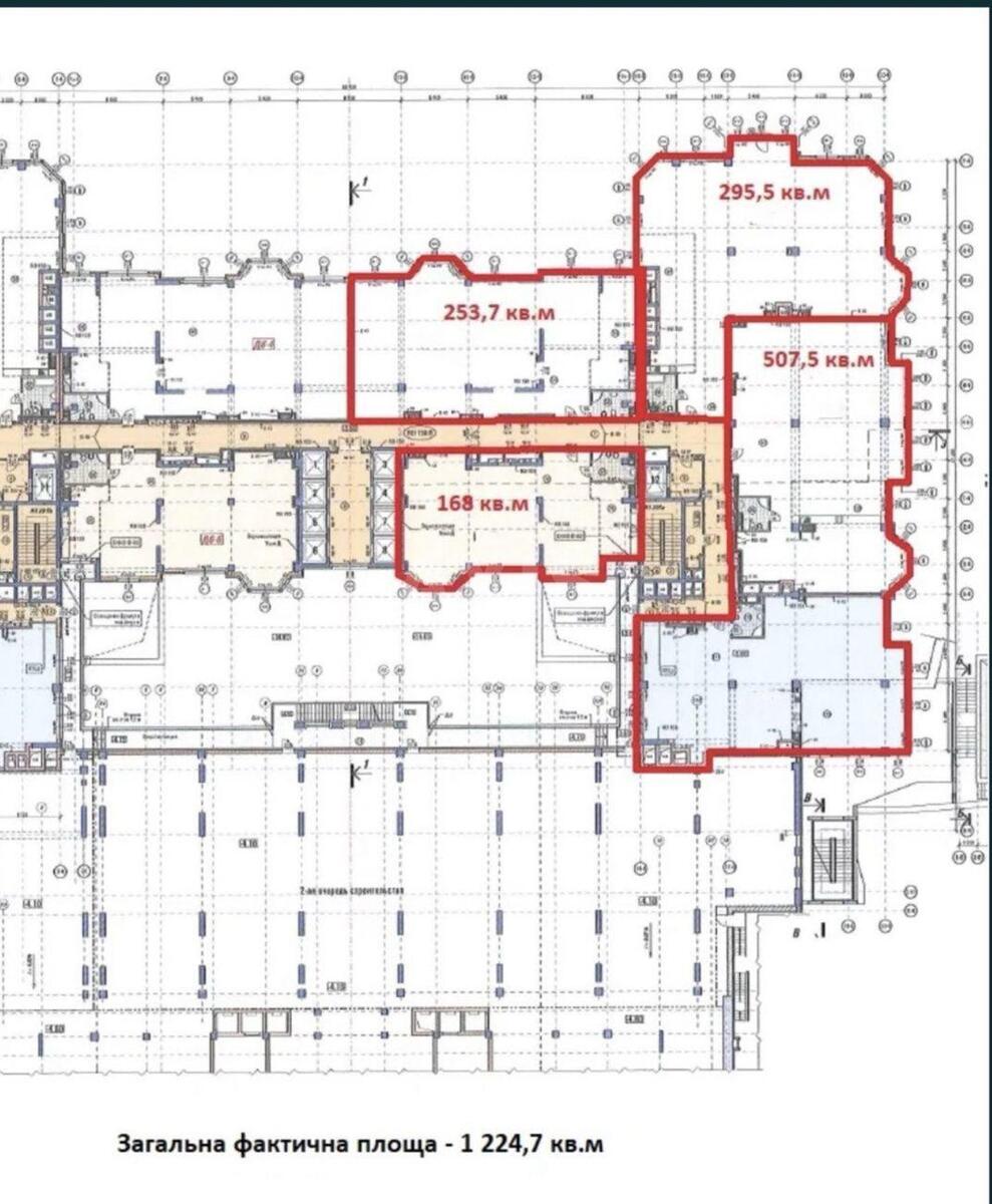 Office vul. Grushevs'kogo Myhajla 9Б, 1300m2608023