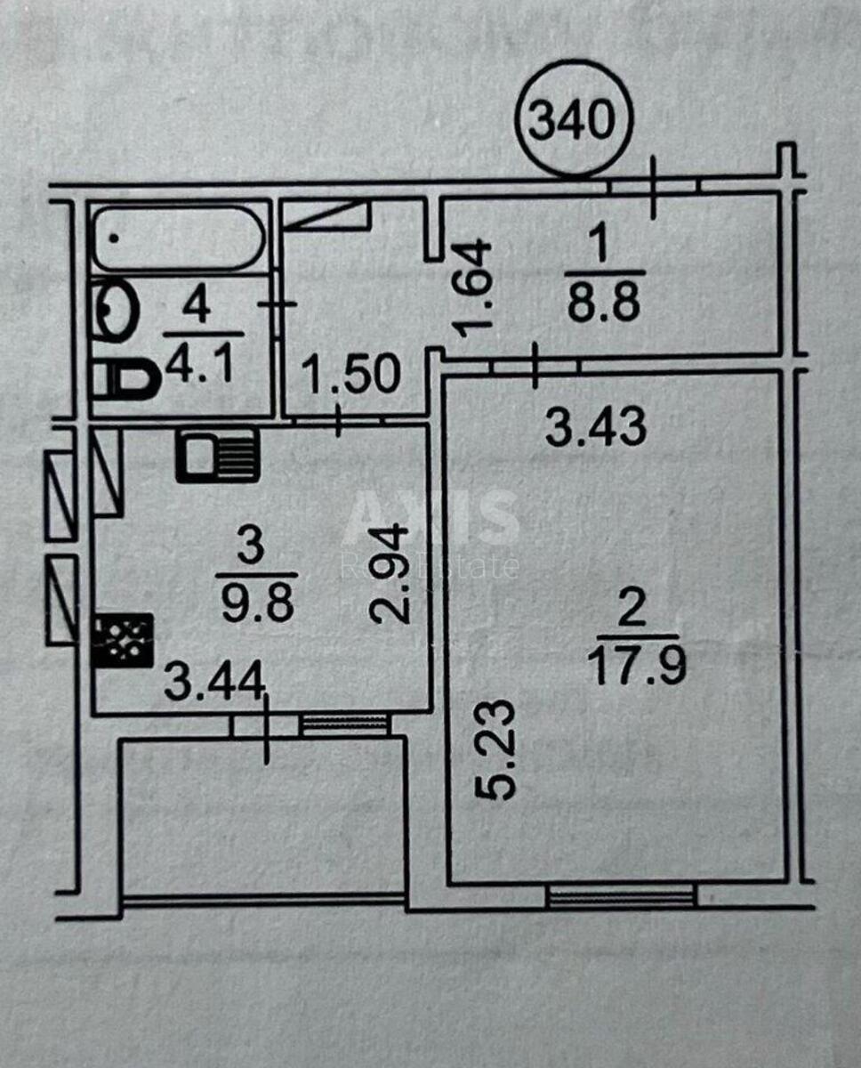1k apartment vul. Oleny Pchilky 42