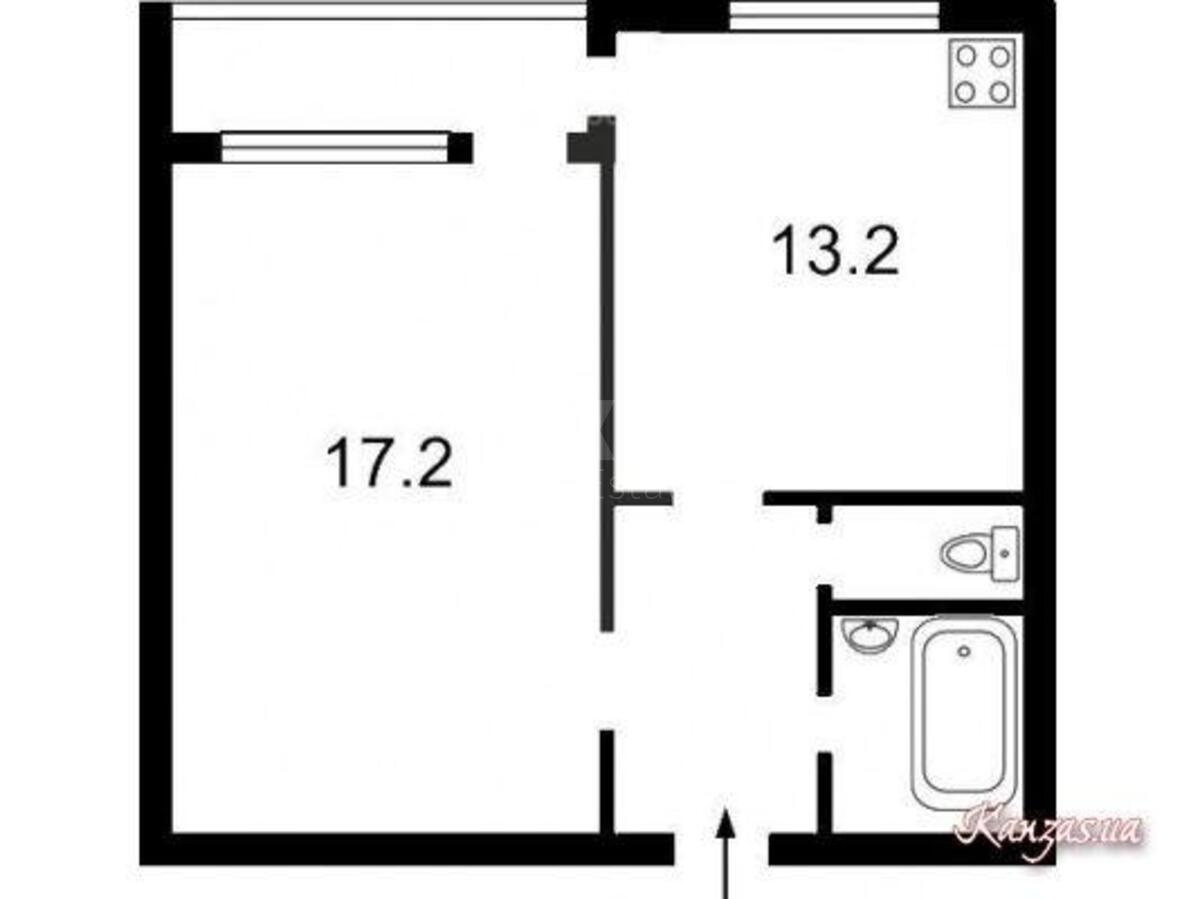 1k apartment vul. Urlivs'ka 98