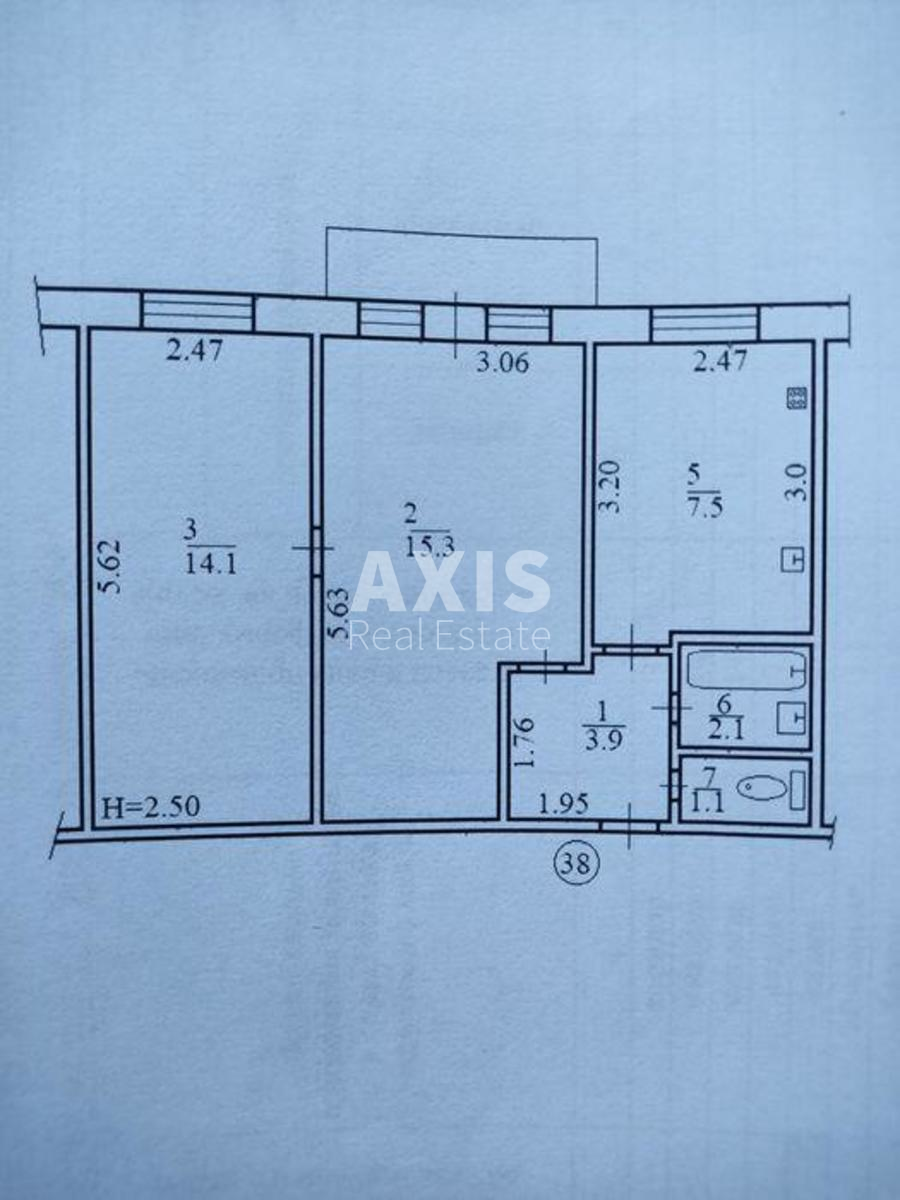 2k apartment pr-t Vidradnyj 2