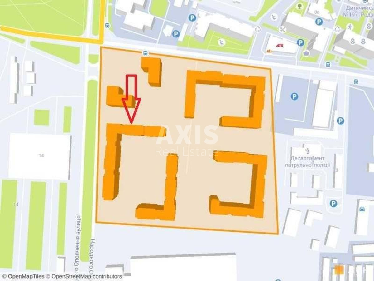 Trade object vul. Narodnogo opolchennja 11Б, 88m25579210