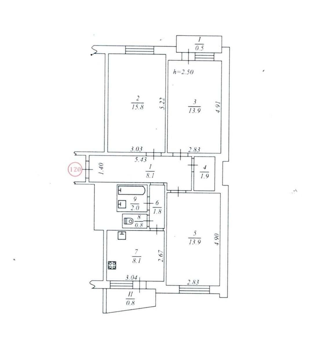 3k apartment pr-t Glushkova Akademika 185824012