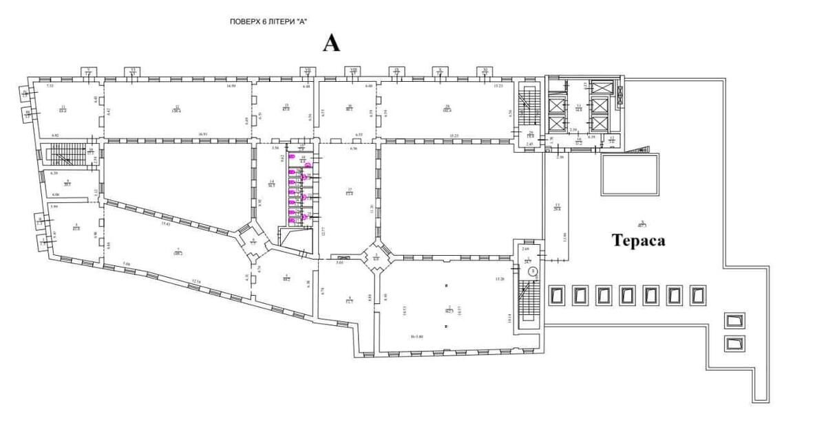 Office rajon Prorizna vul., Shevchenkivs'kyj 8, 1095m2618627