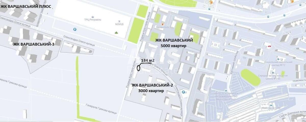 Объект торговли ул. Семьи Кристеров 16, 134м2543240