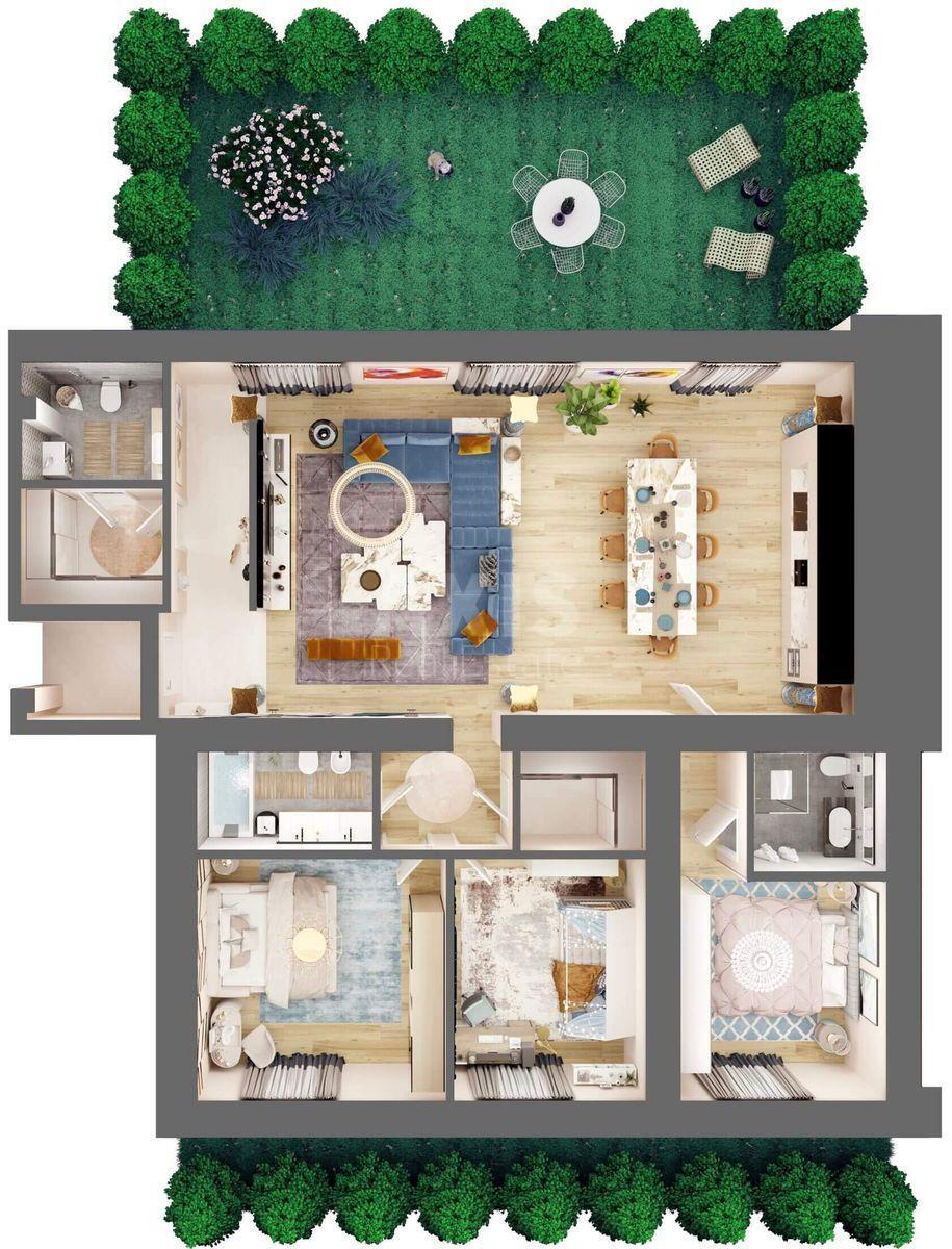 3k apartment vul. Pyrogovs'kogo Oleksandra 19/8584071