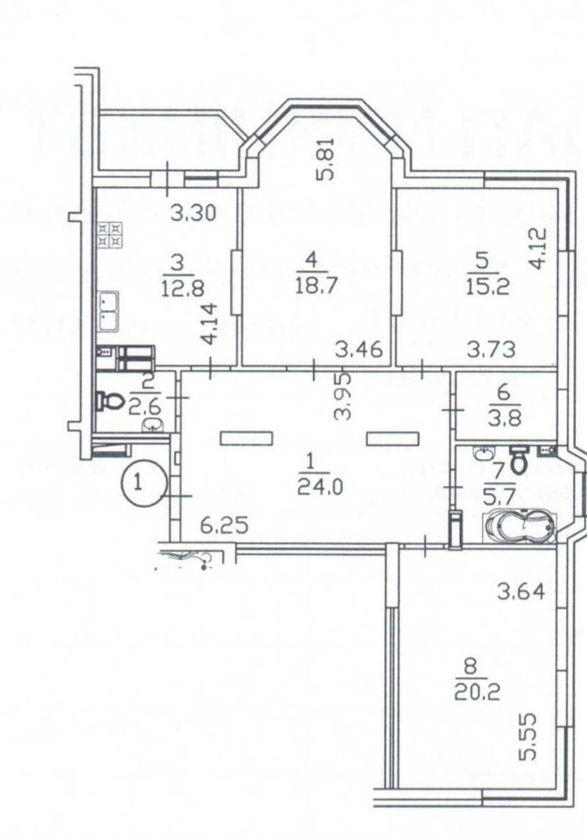 3к квартира ул. Белицкая 205848810