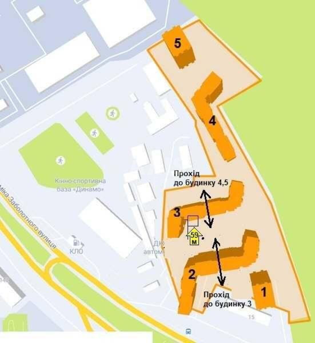 Trade object vul. Zabolotnogo Akademika 15, 60m210