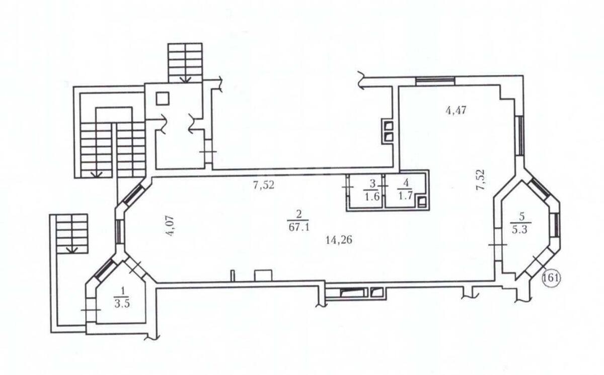 Офис ул. Дьяченко Ивана 20, 80м25880110