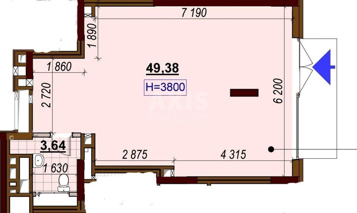 Trade object vul. Rodyny Kristeriv 20Б, 54m2589353