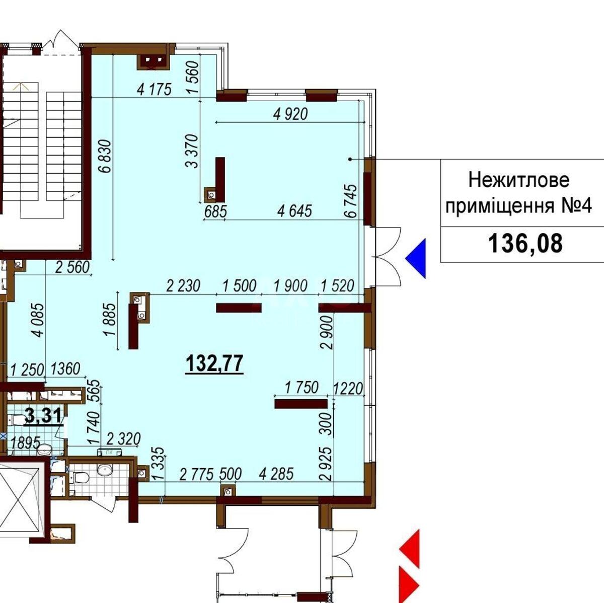 Объект торговли ул. Семьи Кристеров 14Б, 136м2626275
