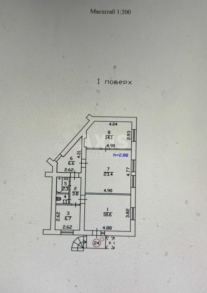 Trade object uzv. Klovs'kyj 11, 76m25817810