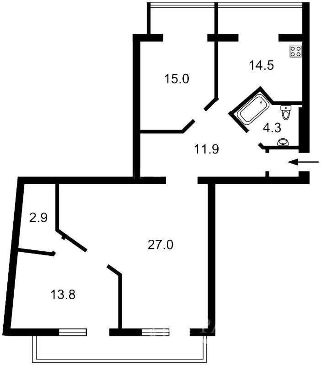 4k apartment vul. Velyka Zhytomyrs'ka 5