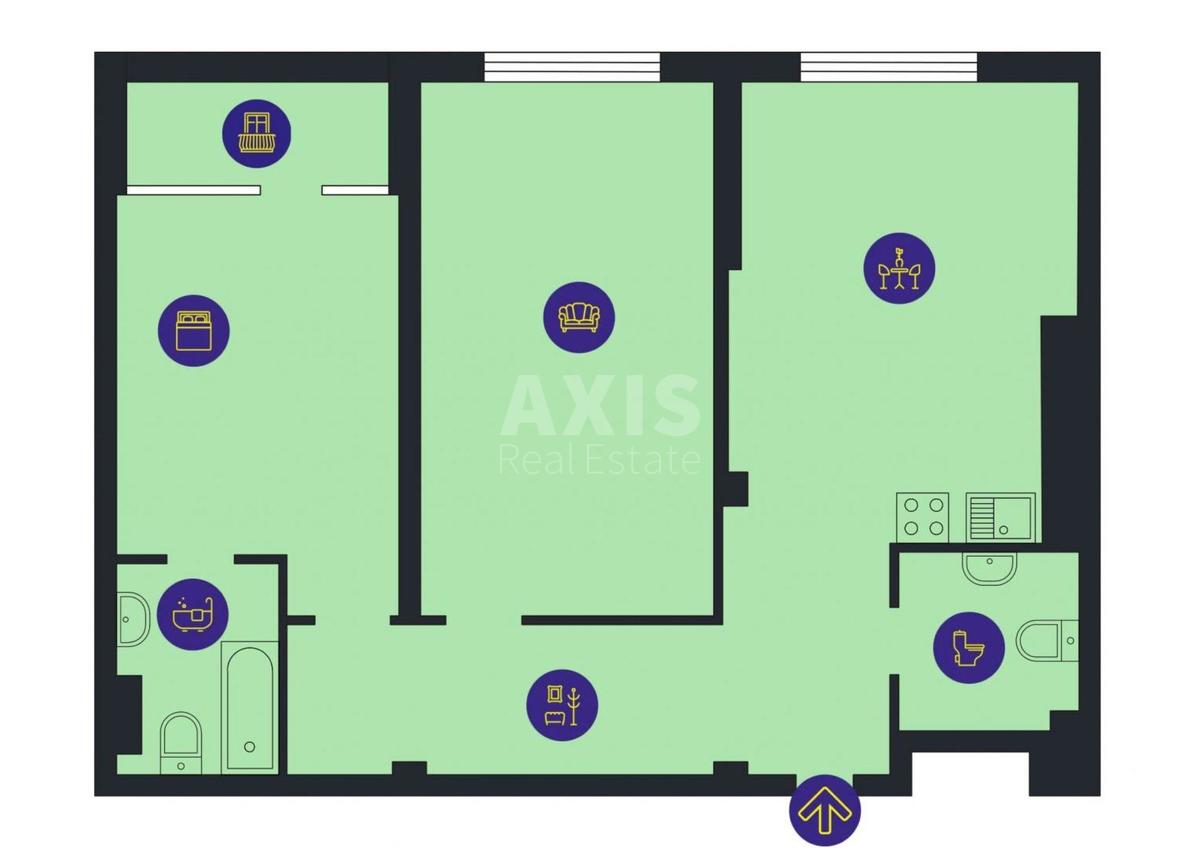 2k apartment vul. Kikvidze 411