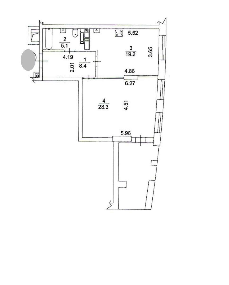 2k apartment vul. Sichovyh Stril'civ 44А615149