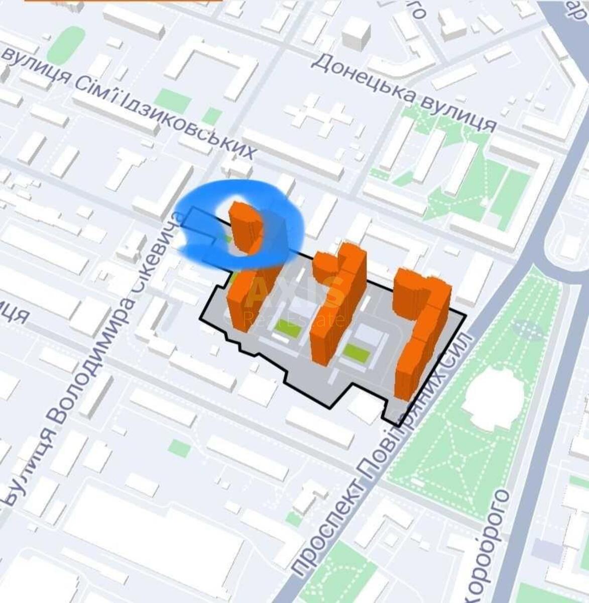 1k apartment pr-t Povitroflots'kyj 56577392