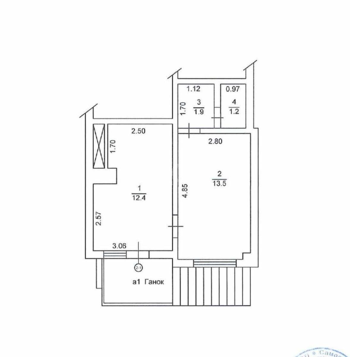 Офис ул. Зои Гайдай 12/10, 70м21