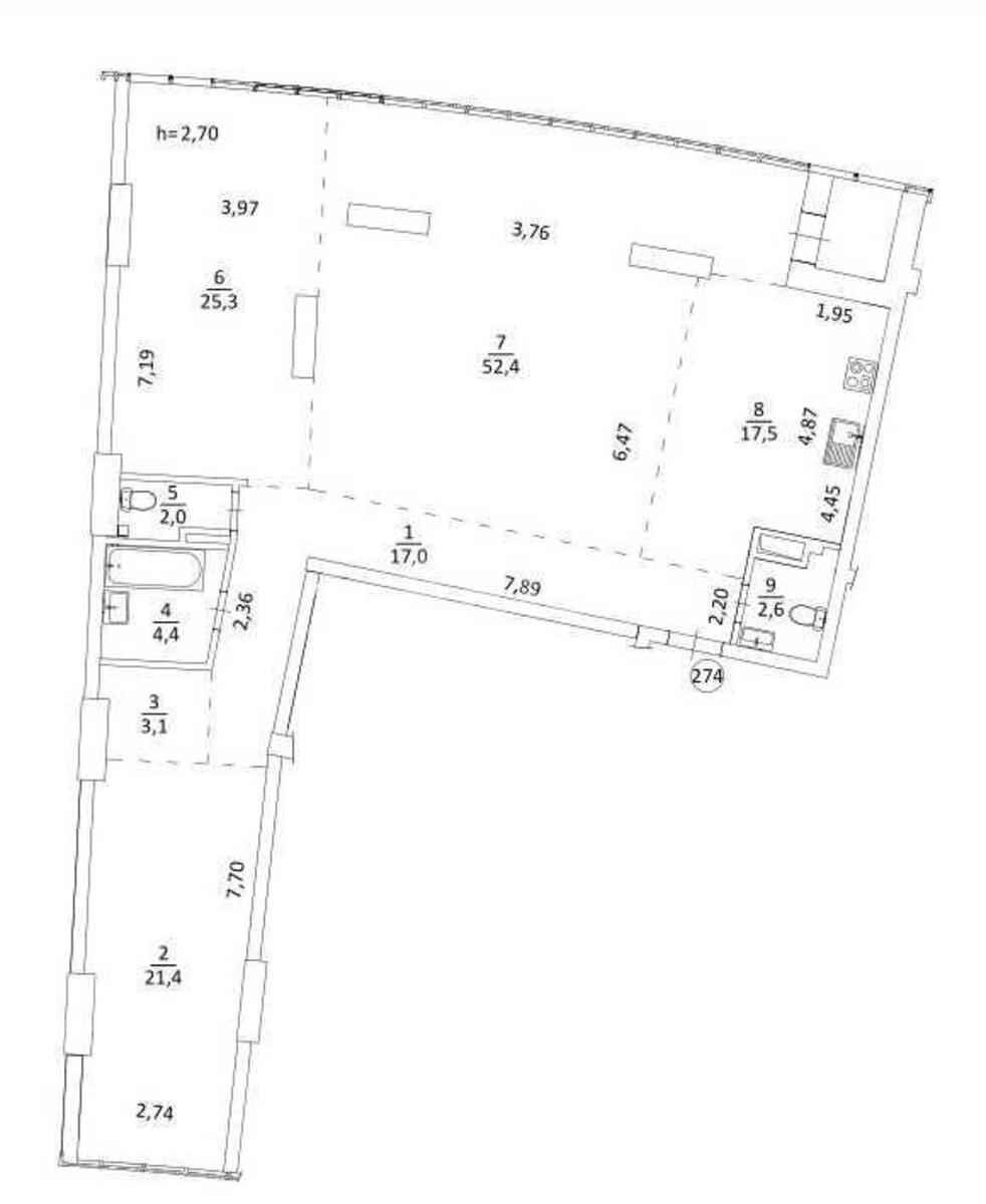 3k apartment bul. Druzhby Narodiv 13А6