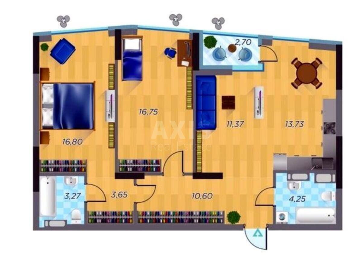 2k apartment vul. Sholudenka 30617611