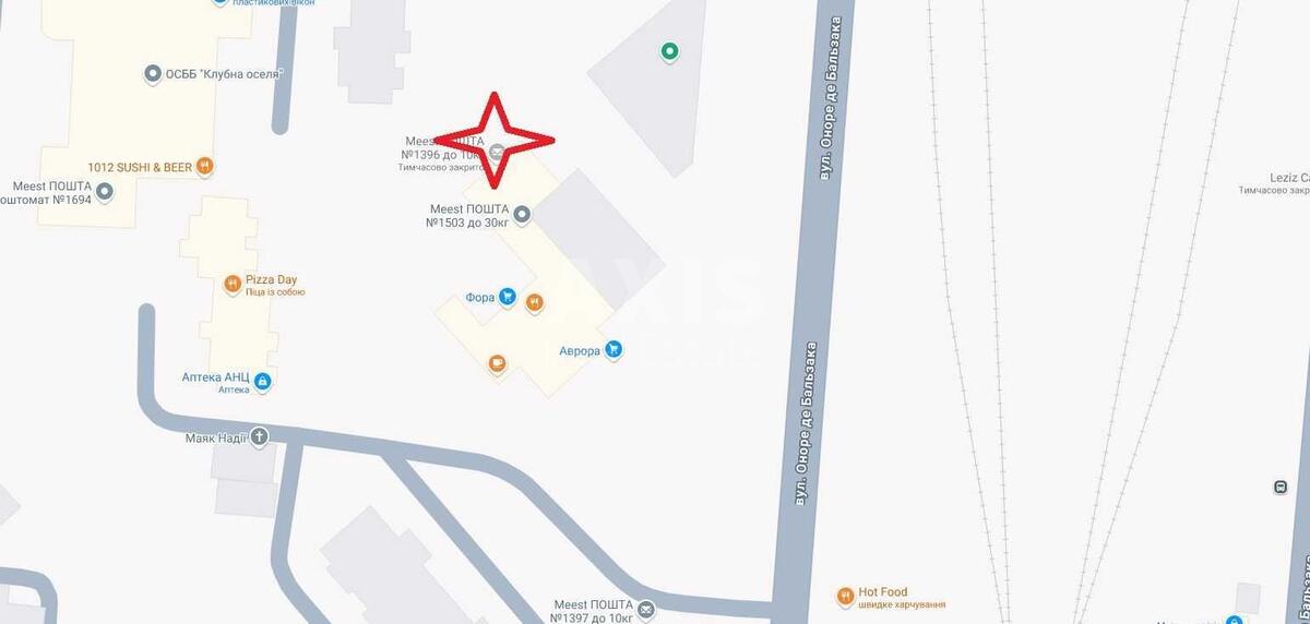 Объект торговли ул. Бальзака Оноре де 85, 21м2613284