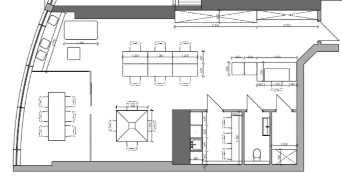 Office uzv. Klovs'kyj 7, 100m210