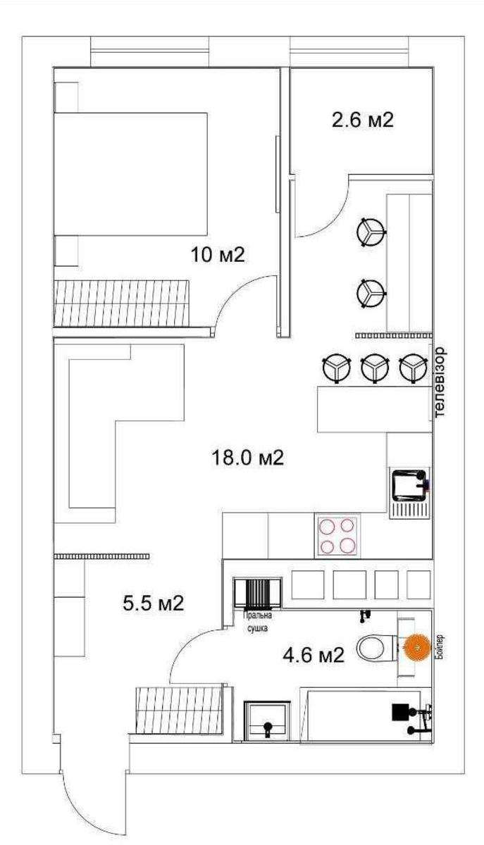 1k apartment pr-t Pravdy 834