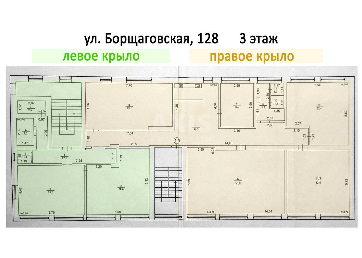 Office vul. Borshhagivs'ka 128, 280m2607808