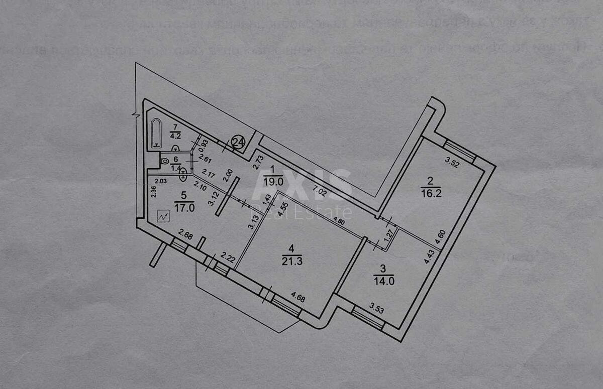 3k apartment vul. Bal'zaka Onore de 4А13