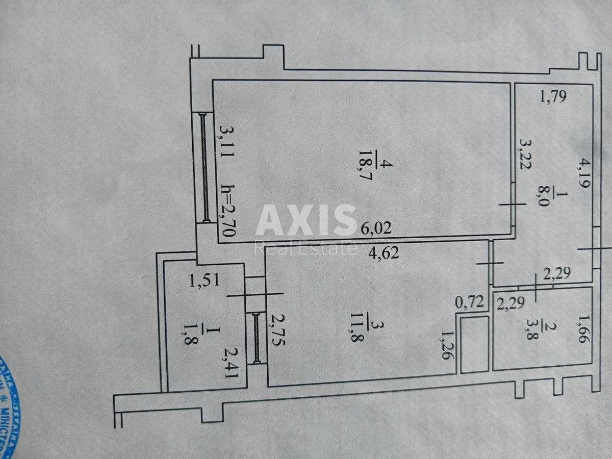 1k apartment vul. Pol'ova 738
