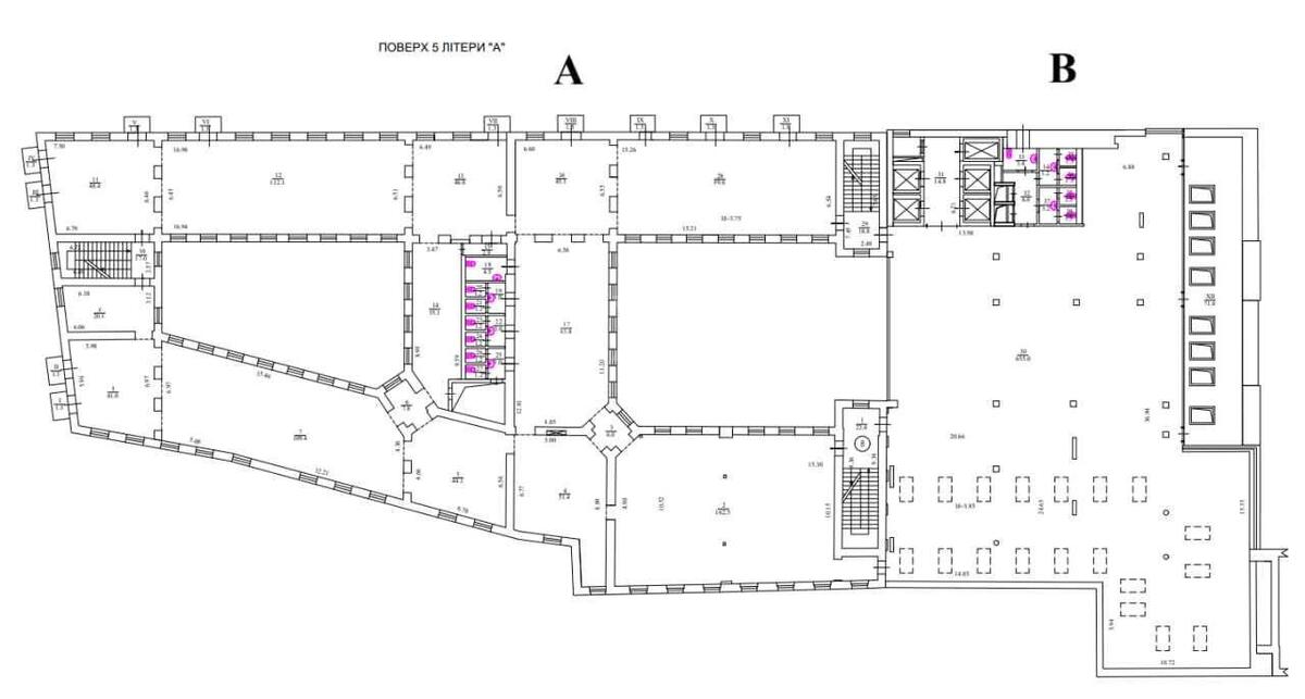 Office rajon Prorizna vul., Shevchenkivs'kyj 8, 1096m2618615