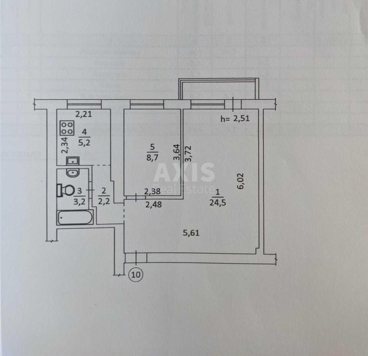 2k apartment prov. Laboratornyj 412