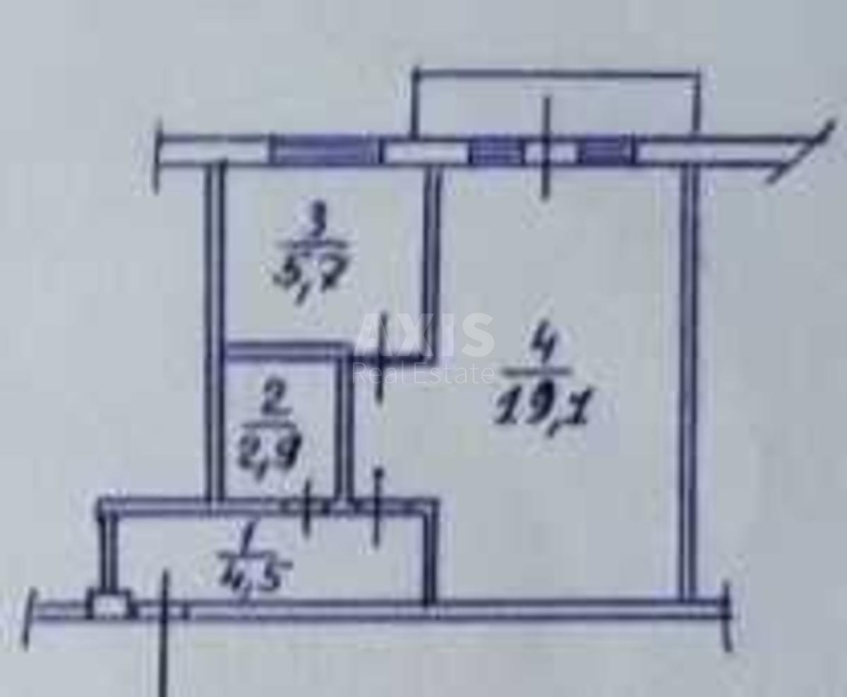 1k apartment vul. Geroi'v Sevastopolja 2711