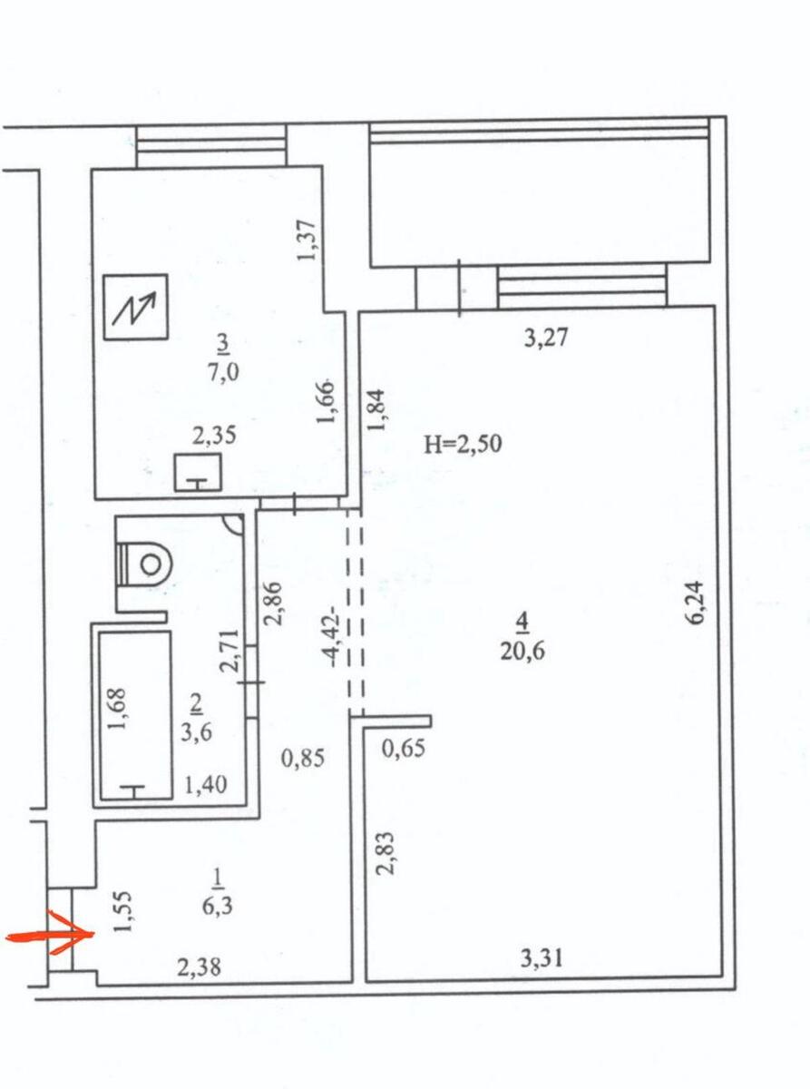 1k apartment vul. Zlatoustivs'ka 4613