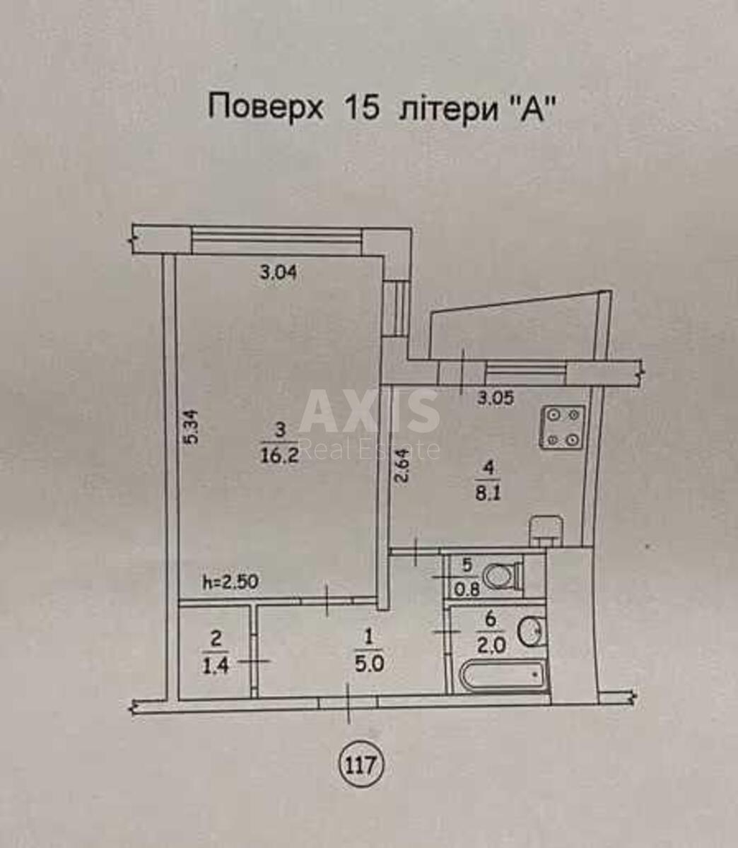 1к квартира ул. Героев Днепра 38В6083114