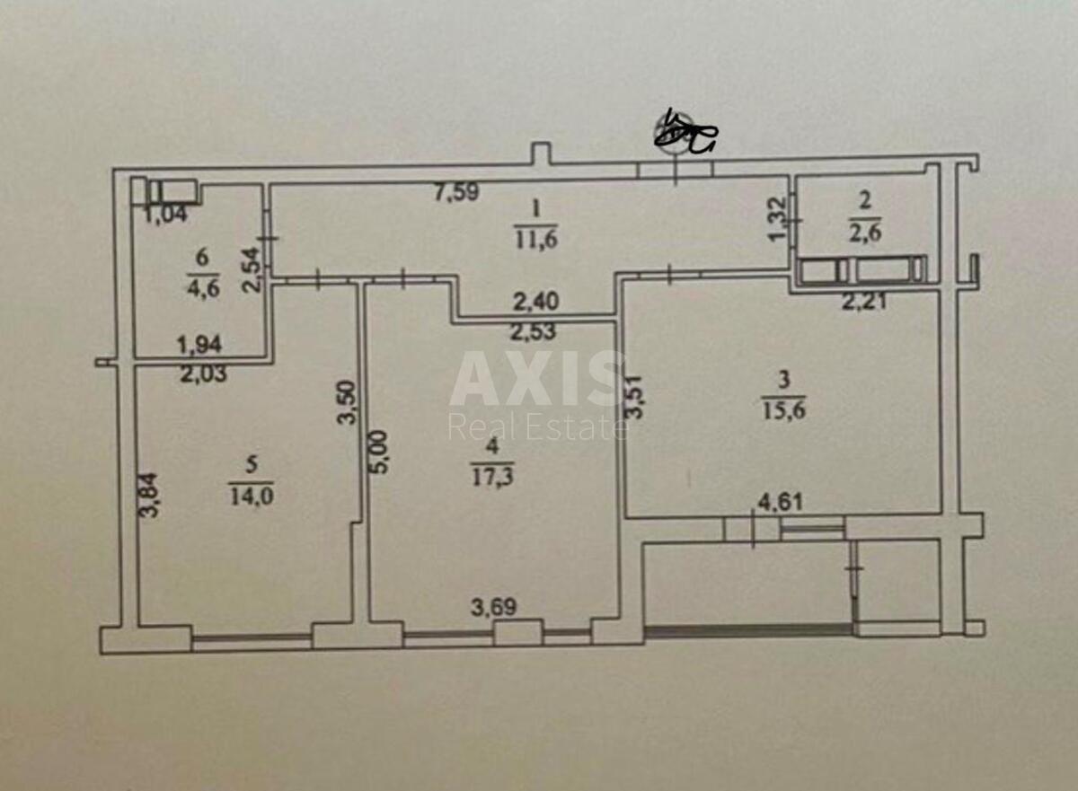2k apartment vul. Kanal'na 8640259