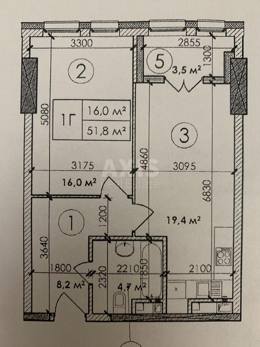 1k apartment pr-t Peremogy 11Б11