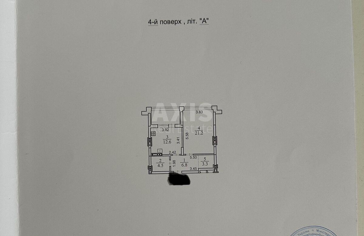 1k apartment vul. Truskavec'ka 4Б9