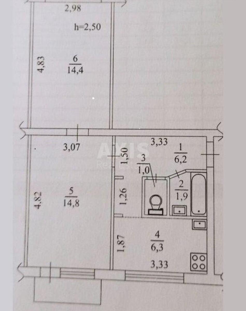 2k apartment vul. Chervonotkac'ka 184