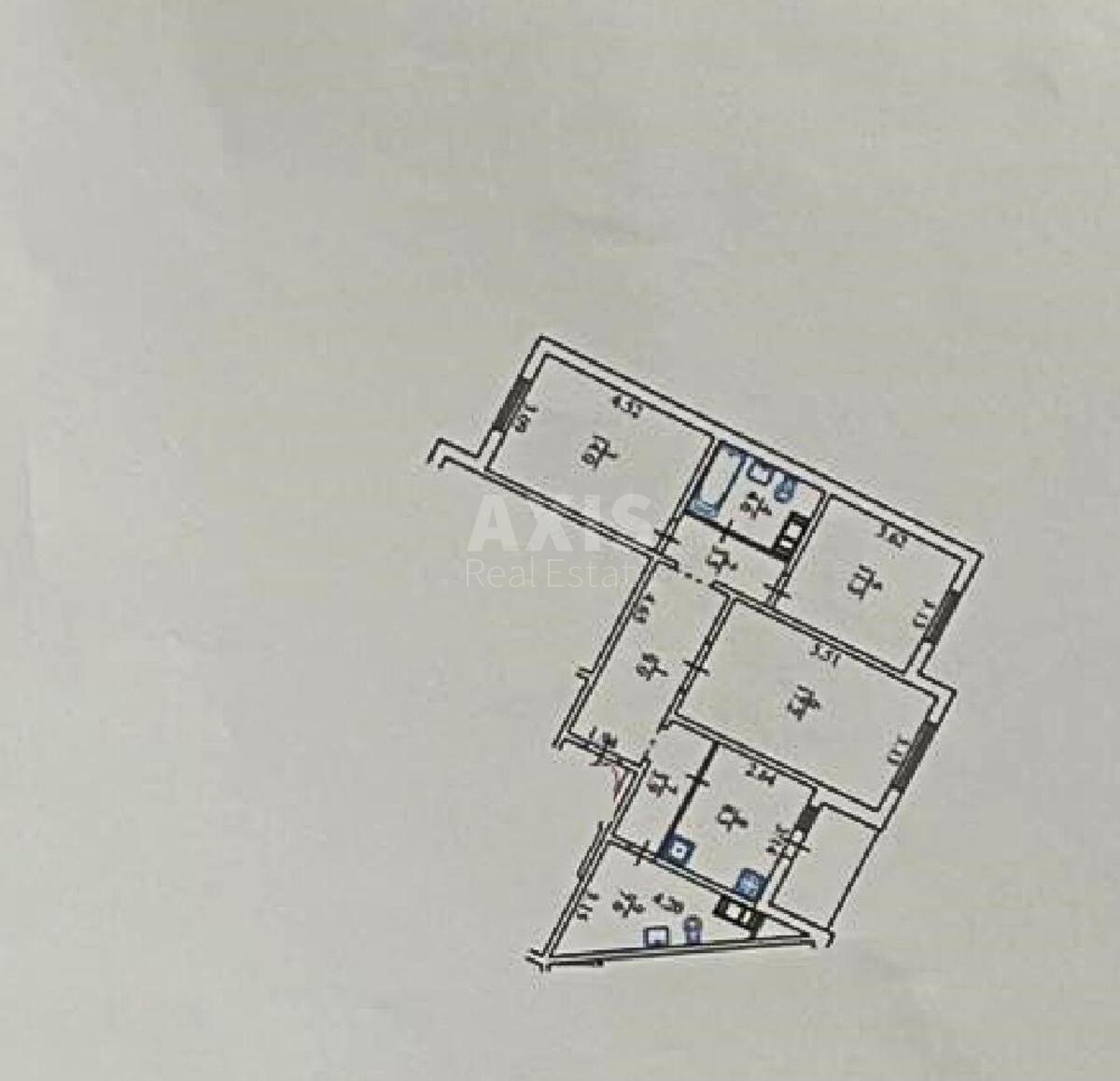 3k apartment vul. Mezhova 23Б6395411