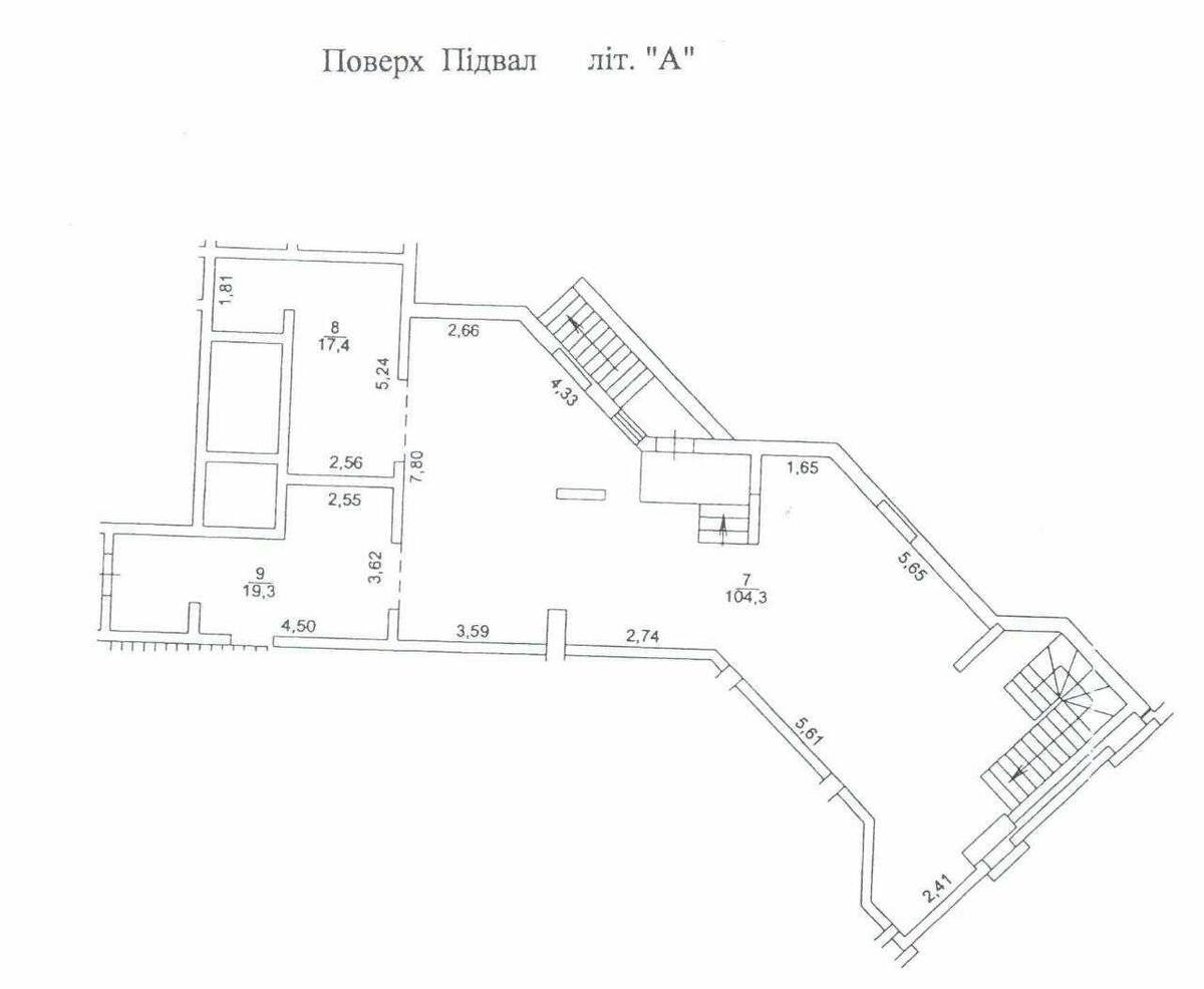 Trade object vul. Symonenka Vasylja 5, 239m21