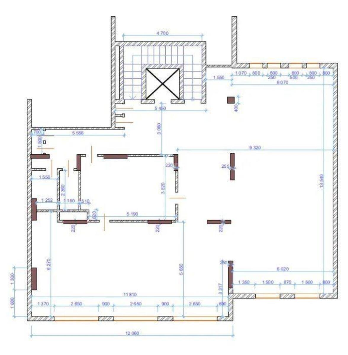 Office vul. Vozdvyzhens'ka 43, 1169m211